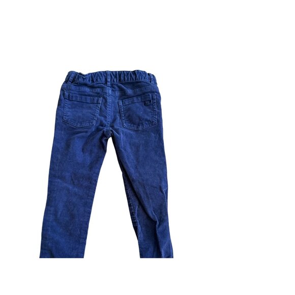VINEYARD VINES Girls Blue Corduroy Skinny Pants Size 5 - Picture 2 of 5